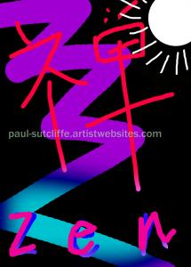 Paul Sutcliffe New Artwork ZEN For Sale